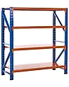 Garage Shelving FIUGGI 200 cm 200 cm Metal Orange