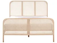 Bett mit Lattenrost Kiefernholz GONFARON 140 x 200 cm Hellbraun_977106