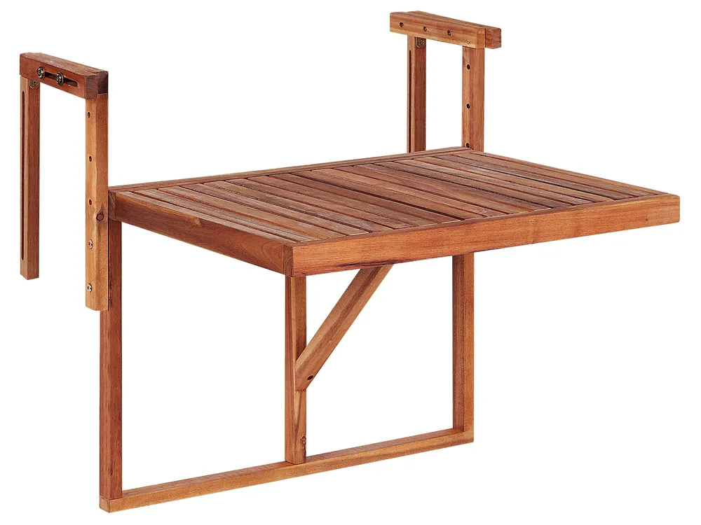 Balkontisch UDINE 70 cm 69 cm Akazienholz Braun_810096