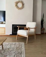 Armchair LEKNES Boucle Off-White_938059