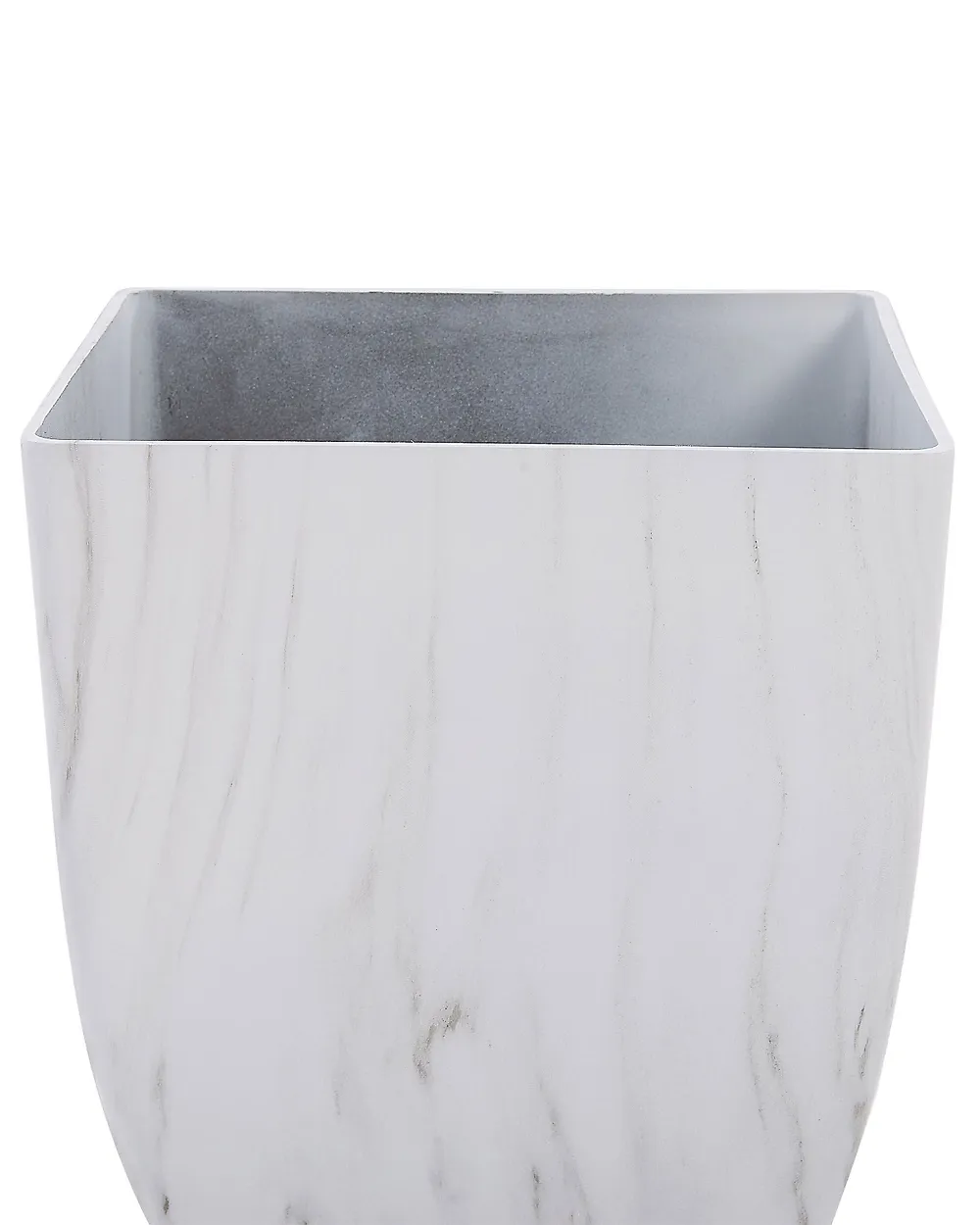 Blumenkübel MIRO 28 cm Weißer Marmor
