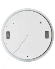LED-Badezimmer-Spiegel FIXIN 80 cm 80 cm mit Bluetooth-Lautsprecher Silber_932325