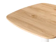 Stehtisch MORELLA Hellbraun / Weiß 60 cm 60 cm_998599