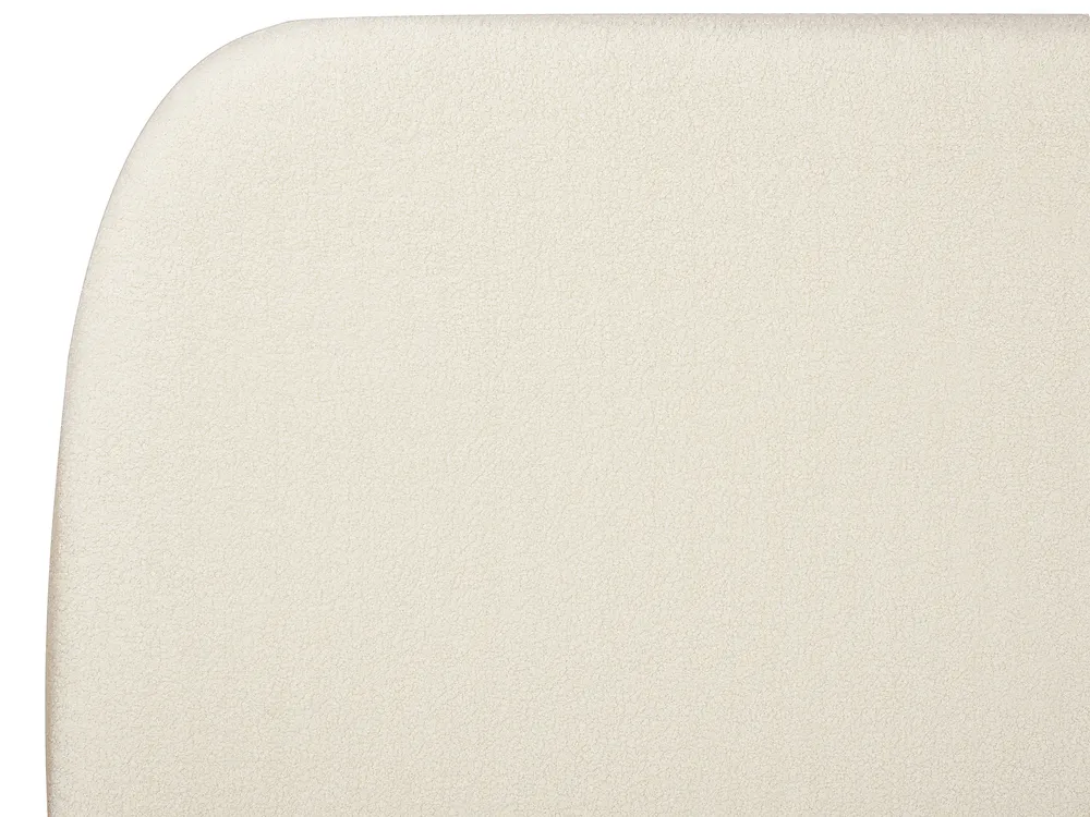 Wasserbett Bouclé ROISEL 180 x 200 cm Hellbeige_937511
