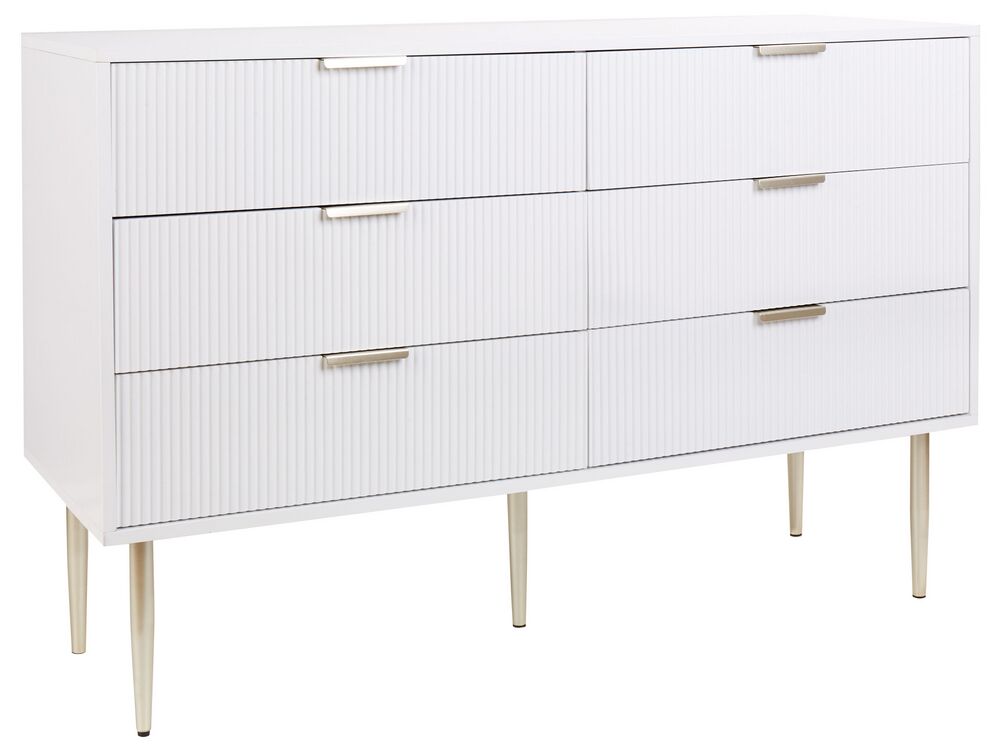 6 Drawer Chest SOHO White