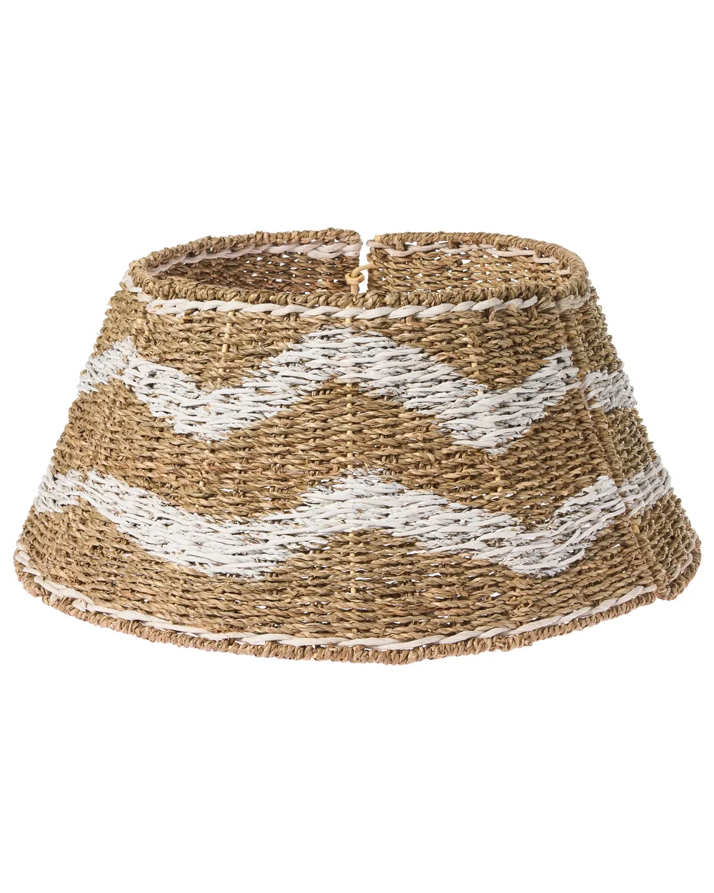 Weihnachtsbaumkragen HIVER 60 cm Seegras Naturfarben