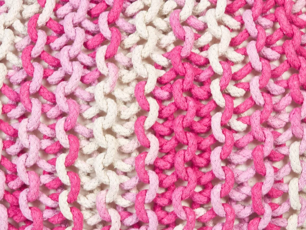 Pouf CONRAD Baumwolle Rosa_842521