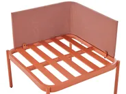Ensemble de salon de jardin avec table 2 places TERRACINA Métal Orange_826680