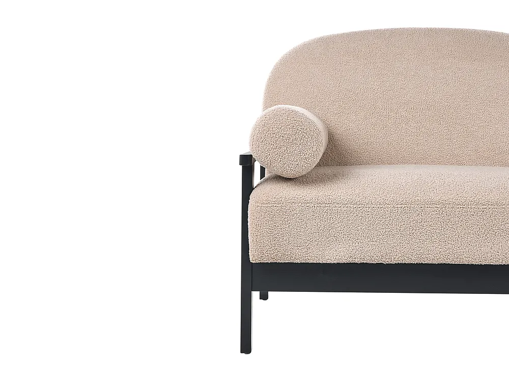 Bank 3-zits PILARNE Bouclé Beige_1159359