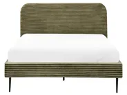 Bett mit Lattenrost Cord FLAYAT 140 x 200 cm Grün_967910