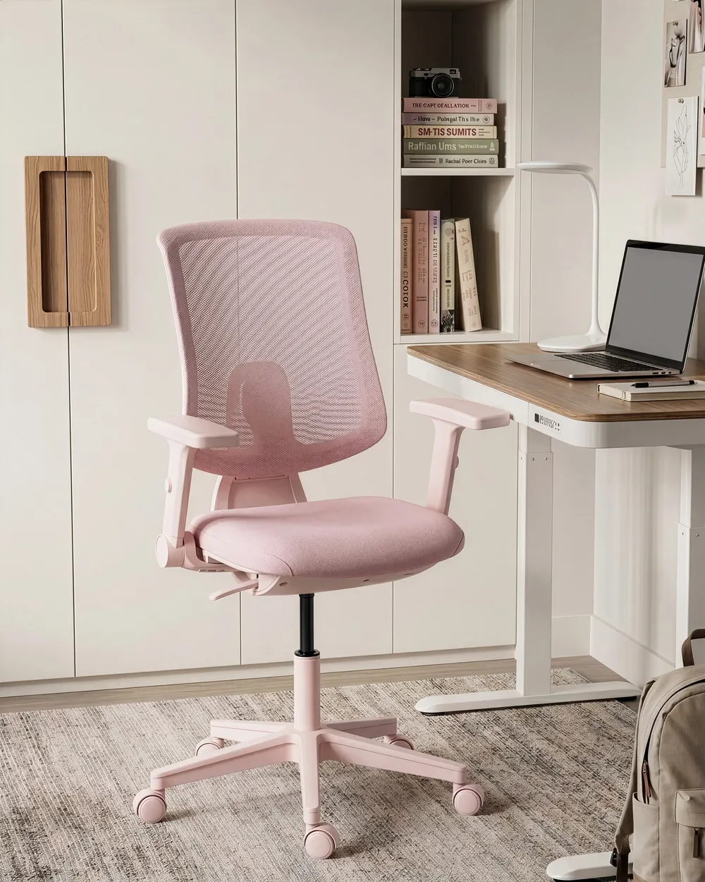 Bürostuhl SERO Stoff Rosa_1093995