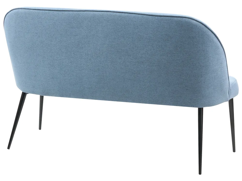Dining Bench 2 Seater OSBY Fabric Blue_929168