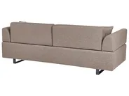 Sofa 3 Seater SOKNA with Tables Fabric Taupe_952891
