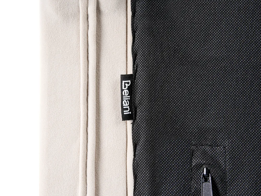 Bed Velvet LUBBON 140 x 200 cm (EU Double) Off-White_1023040