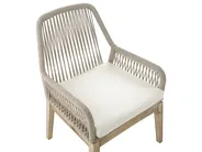 Gartenmöbel Set 6-Sitzer OLBIA inkl. Kissen Beige_771501