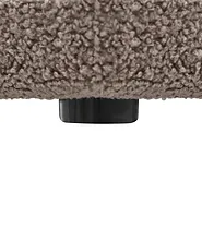 Fauteuil ANTOLA Bouclé Taupe_1161677