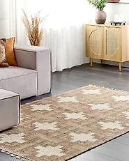 Teppich KONURTAY Beige 160 x 230 cm Jute_1184879