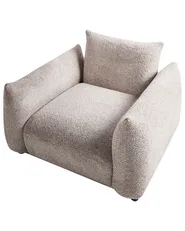 Armchair JAMSA Boucle Taupe_960133