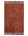 Kinderteppich LAZA Braun 140 x 200 cm Baumwolle