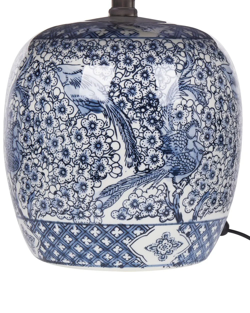 Tischlampe NEIRA Porzellan Braun_882997