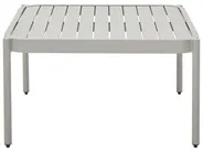 Lounge Set mit Tisch 2-Sitzer TERRACINA Metall Hellgrau_863619