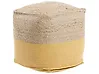 Pouffe KIRAMA Jute Yellow