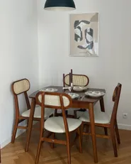 Ausziehbarer Esstisch TOMS Dunkelbraun 100/130 cm 80 cm_1170382