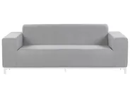 Lounge Set mit Tisch 5-Sitzer ROVIGO Hellgrau_863113