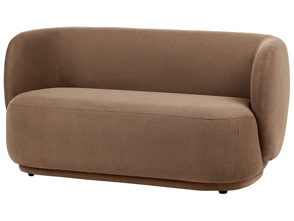 Sofa 3 Seater MELLOSA Fabric Brown_1197337