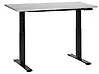 Schreibtisch elektrisch höhenverstellbar DESTINES 120 cm x 72 cm Grau / Schwarz