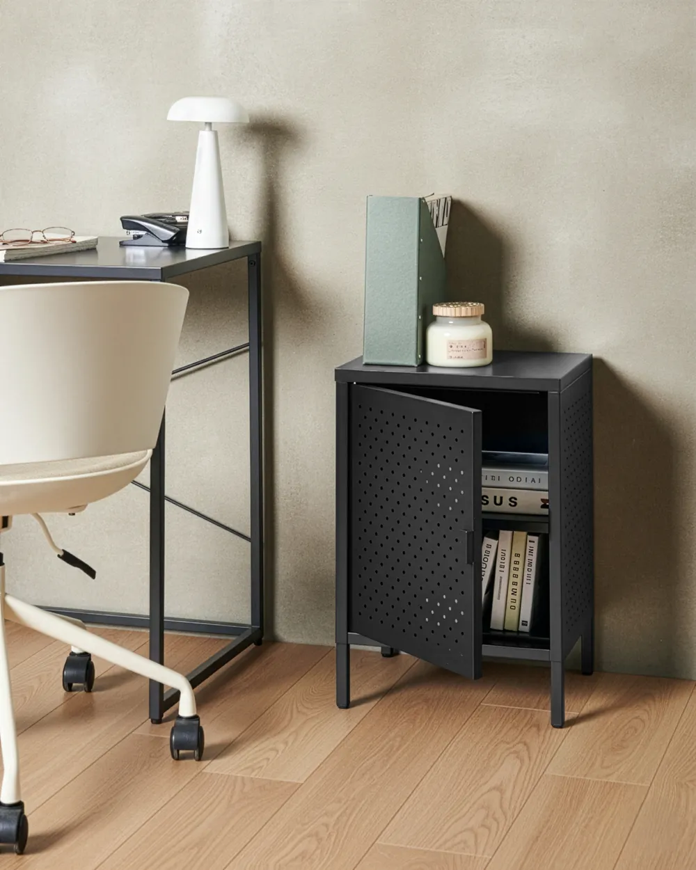 Storage Unit MATAUR Metal Black_1037596