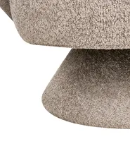 Swivel Armchair LIEKSA Boucle Beige_980999