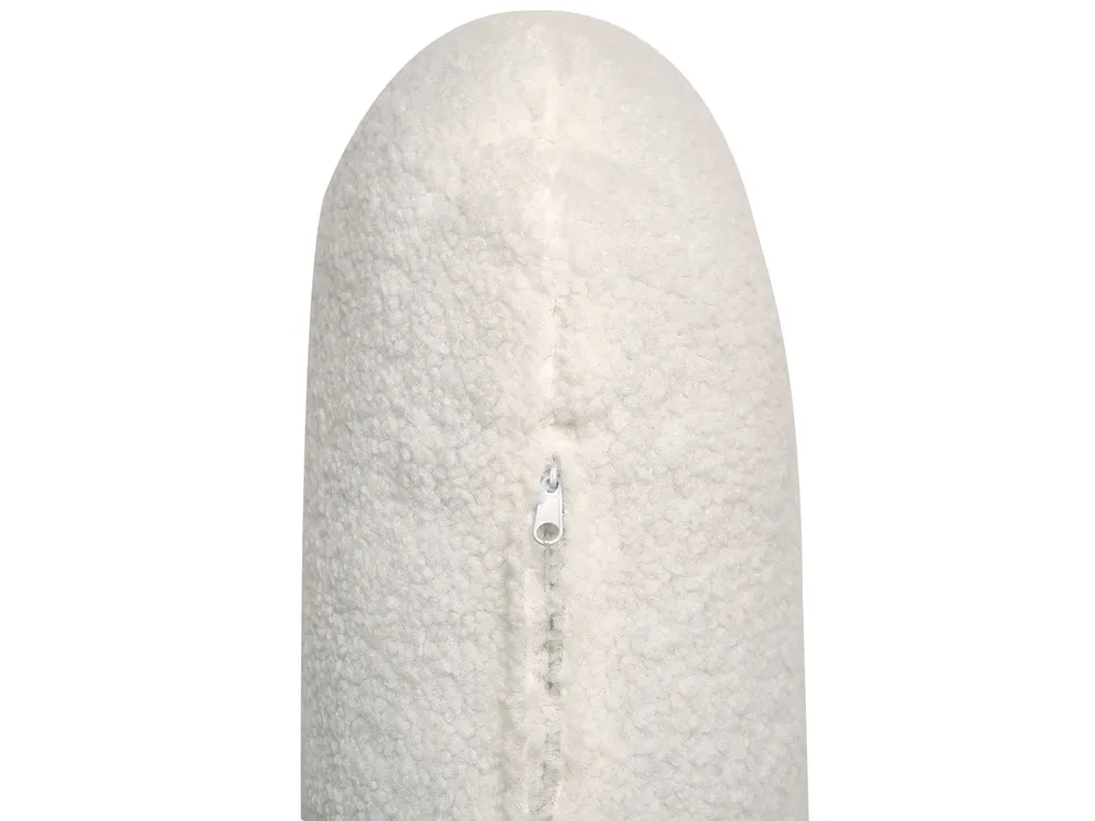 Ecksofa 3-Sitzer SIMOS Bouclé Weiß linksseitig_927956