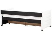 Tagesbett mit Stauraum MARRAY Samtstoff Cremeweiß 90 x 200 cm_969800