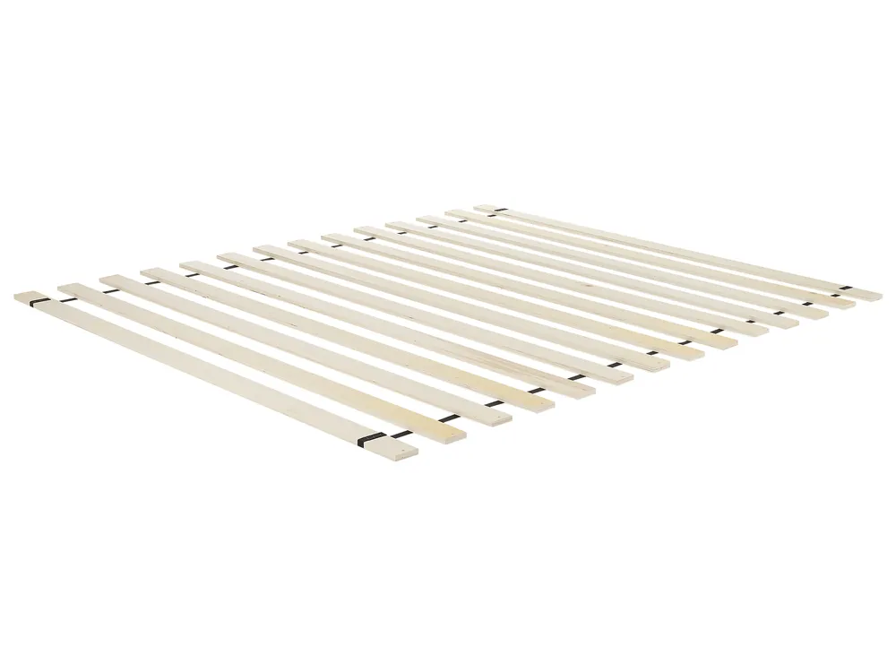 Bett mit Lattenrost Bouclé ROISEL 180 x 200 cm Hellbeige_938032