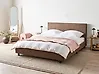 Wasserbett Bouclé ALBI 180 x 200 cm Braun