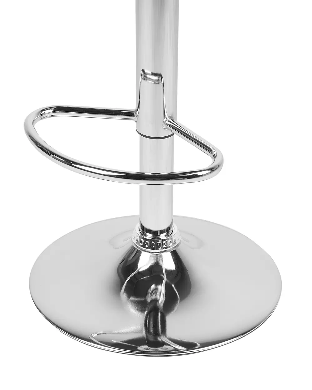 Set mit 2 Barstühlen PEORIA drehbar Kunstleder Schwarz_743371