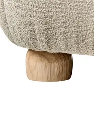 Kids Armchair Koala HERVIK Fabric Taupe_975732