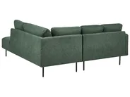 Ecksofa 4-Sitzer BREDA Stoff Dunkelgrün linksseitig_885963