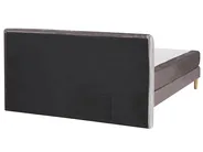 Kontinentalna postelja Žamet MARQUISE 160 x 200 cm Siva_796504
