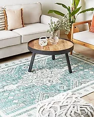 Rug FULLA Mint Green 160 x 230 cm Cotton_1184640