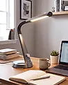 LED Schreibtischlampe CANOPUS mit USB-Anschluss Schwarz