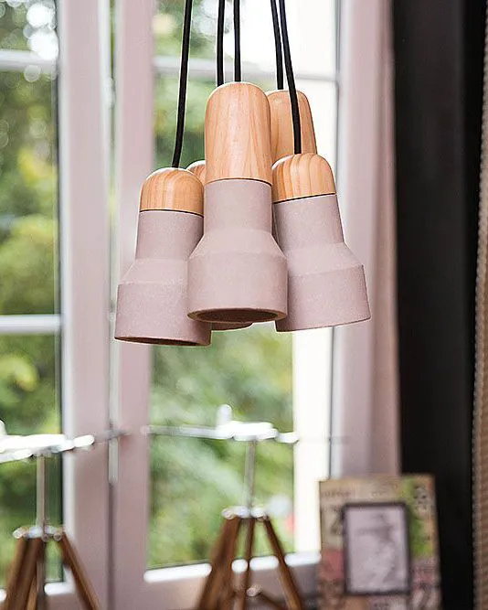 Pendant Lamp APURE Concrete Grey_815335