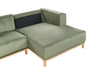 Corner Sofa 5 Seater VENG Corduroy Green Left Hand_1009703