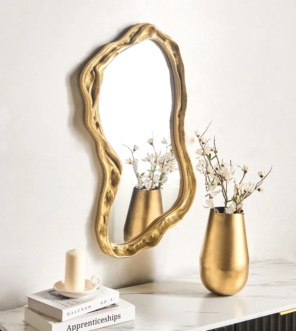 Wandspiegel SERY 38 cm 75 cm Gold