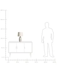 Table Lamp BILLY Ceramic Off-White_1032986