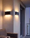 LED Außenwandleuchte 2er Set ARDER Schwarz