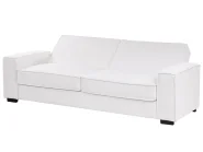 Schlafsofa 3-Sitzer AROLE Stoff Weiß_1056533