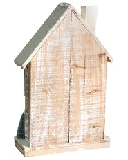 Weihnachtsdekoration LED UNARI 50 cm Haus Hellbraun_1027873