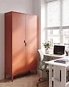 Kleiderschrank ARDURA Goldbraun Metall